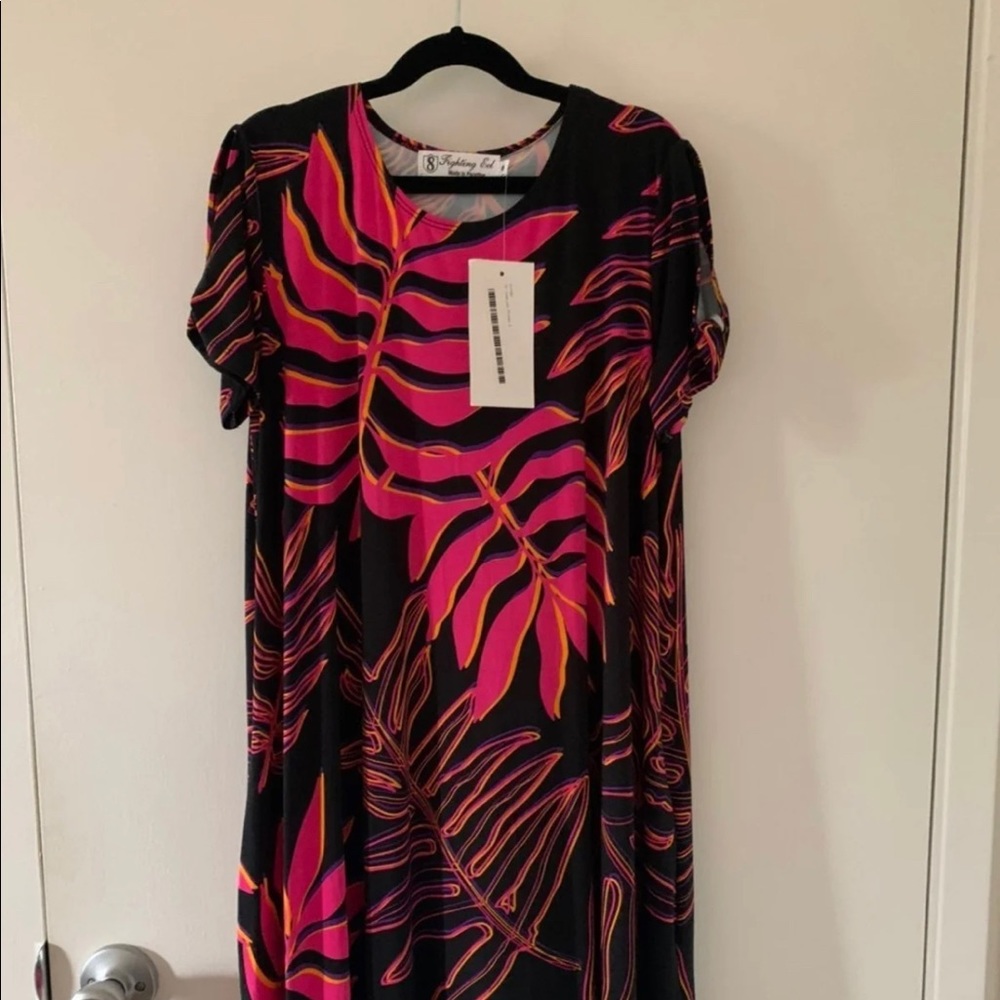 Fighting Eel Dress Lane SM Black Rona’s Garden NWT